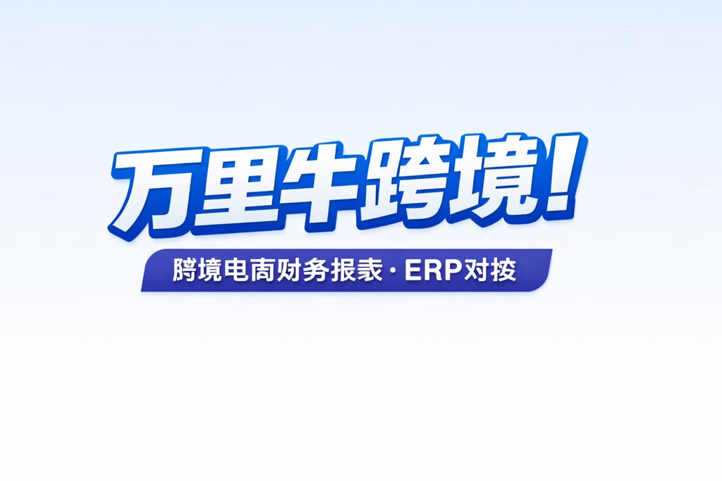 万里牛跨境！万里牛跨境电商财务报表，ERP 对接